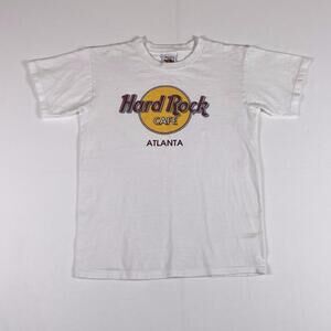 Vintage Hard Rock Cafe Atlanta Tee S White